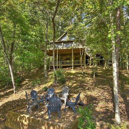 Waywish Waterfront Cabin In Blue Ridge Mountains Exteriör bild