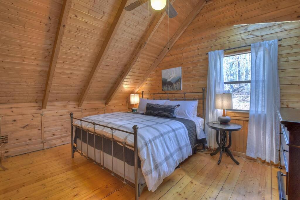 Waywish Waterfront Cabin In Blue Ridge Mountains Exteriör bild